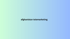 afghanistan telemarketing