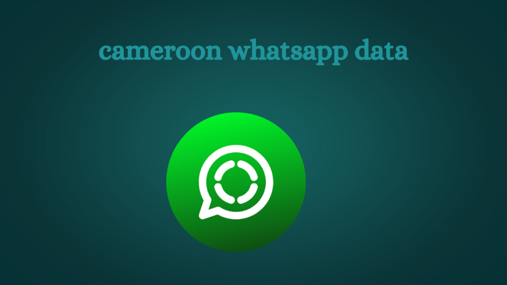 cameroon whatsapp data