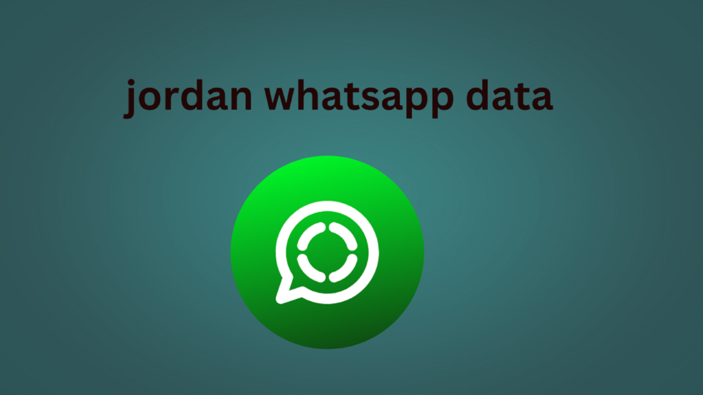 jordan whatsapp data